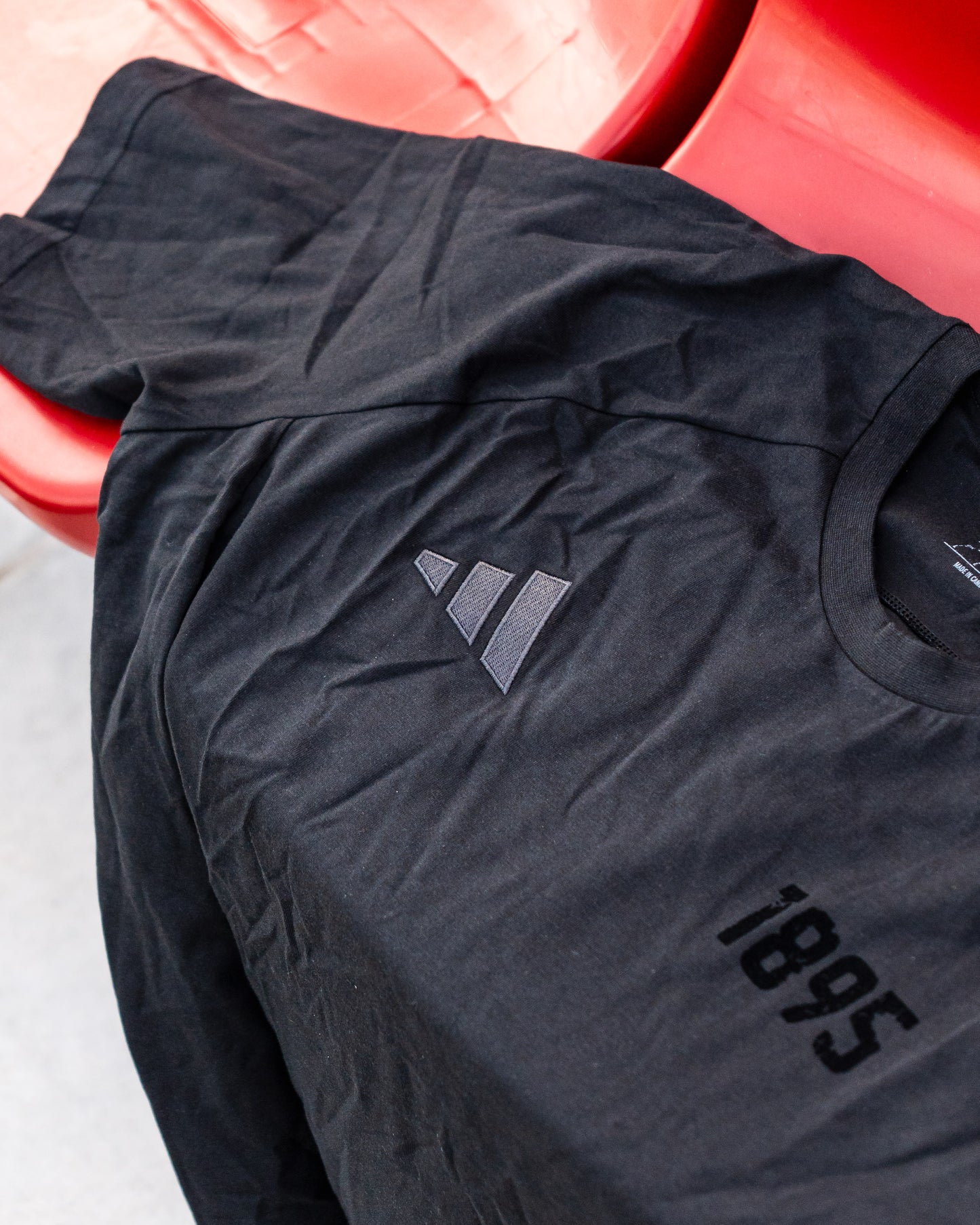 Gibraltar Adidas 1895 Cotton T-Shirt - Black