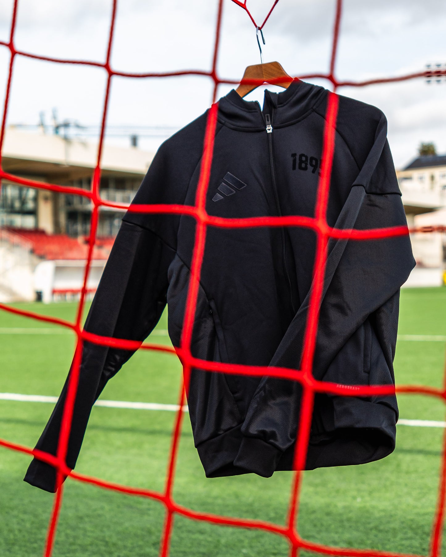 Gibraltar Adidas 1895 FZ Jacket - Black