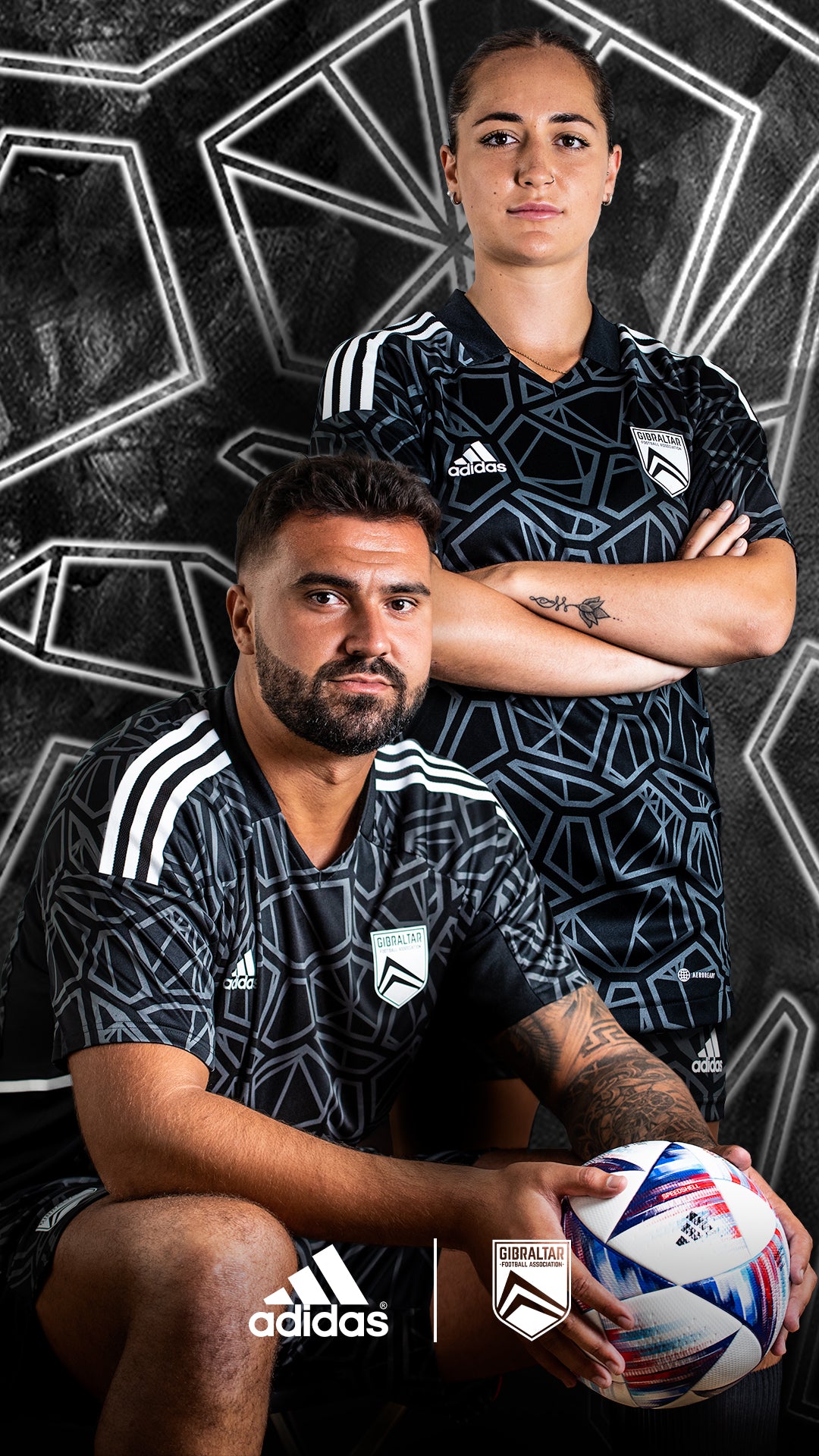 Gibraltar Adidas Home Goalkeeper Kit 2023 - Adult Unisex