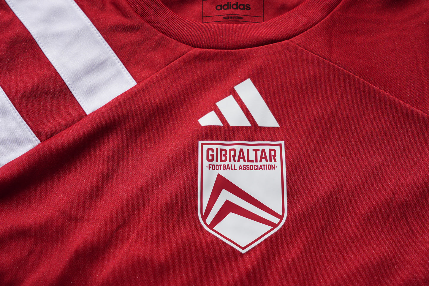 Gibraltar FA Adidas London Veterans shirt