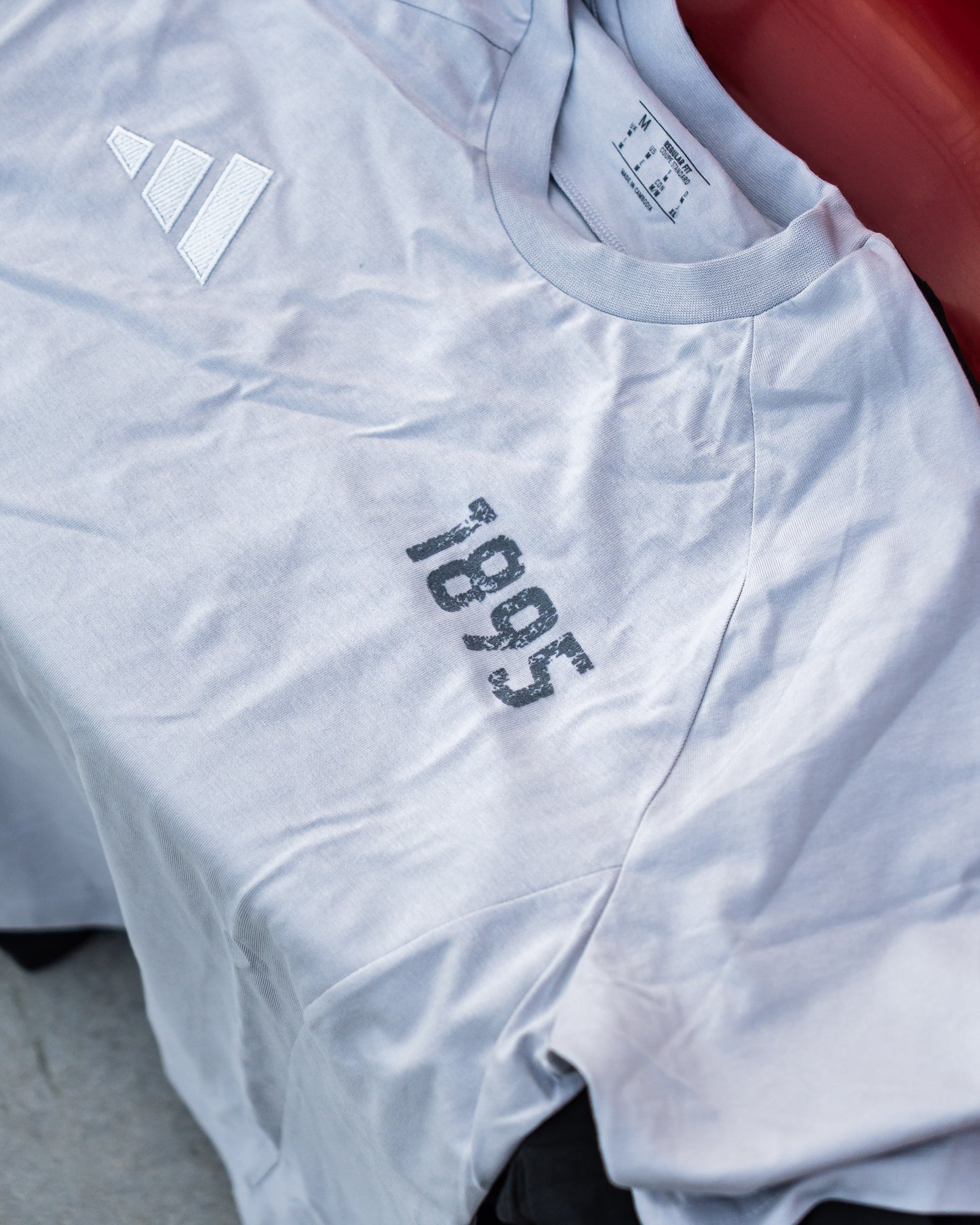 Gibraltar Adidas 1895 Cotton T-Shirt Grey