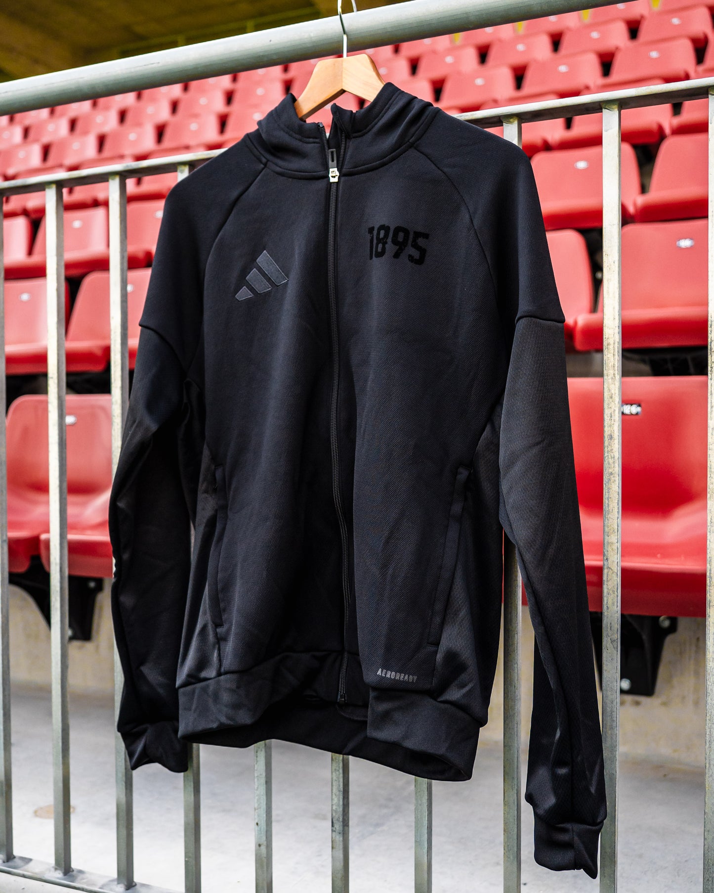 Gibraltar Adidas 1895 FZ Jacket - Black