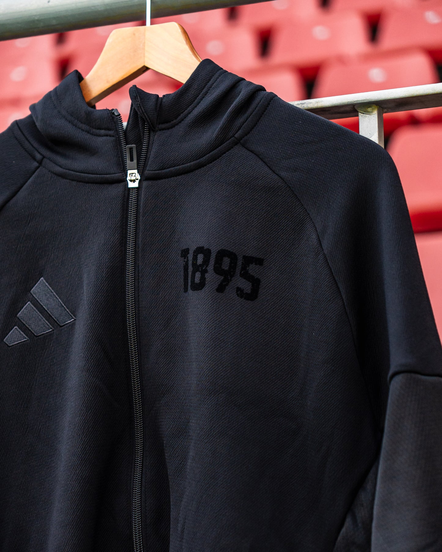 Gibraltar Adidas 1895 FZ Jacket - Black