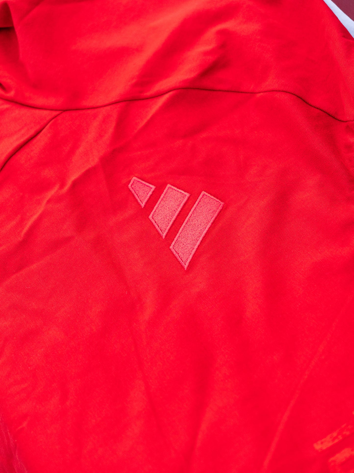 Gibraltar Adidas 1895 Cotton T-Shirt Red