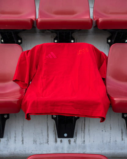 Gibraltar Adidas 1895 Cotton T-Shirt Red