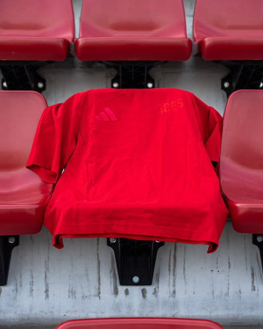 Gibraltar Adidas 1895 Cotton T-Shirt Red