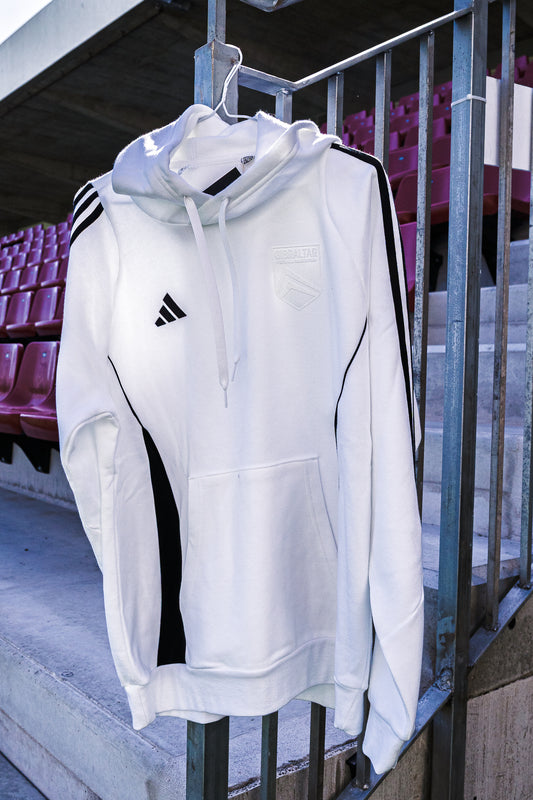 Gibraltar Adidas White Team Hoodie